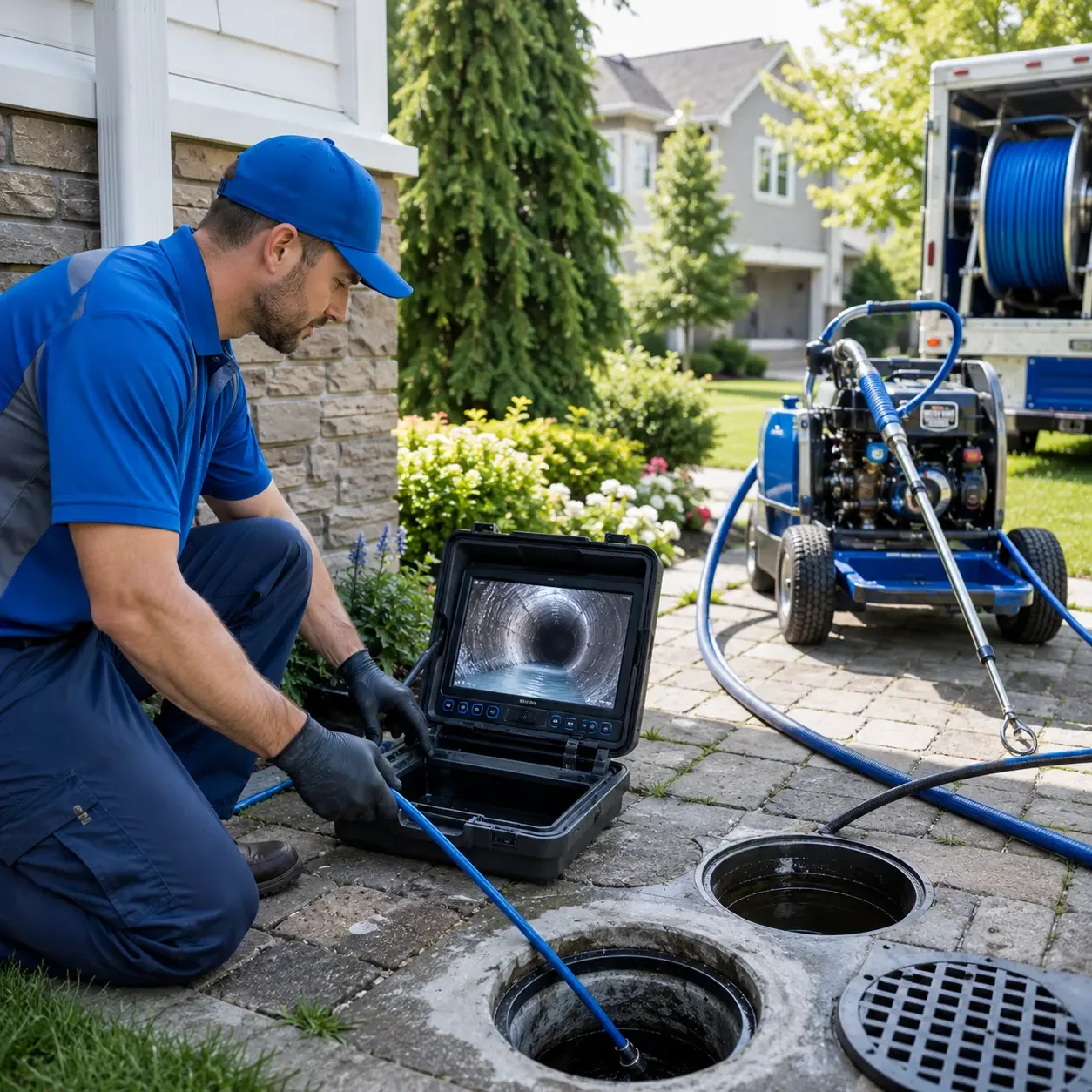 Outdoor drain cleaning professionals serving Millington, TN